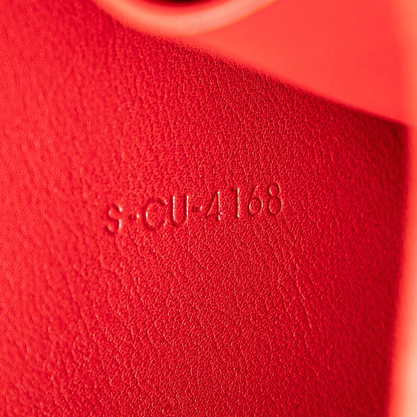 Celine Leather Big Bag Bucket Crossbody Red