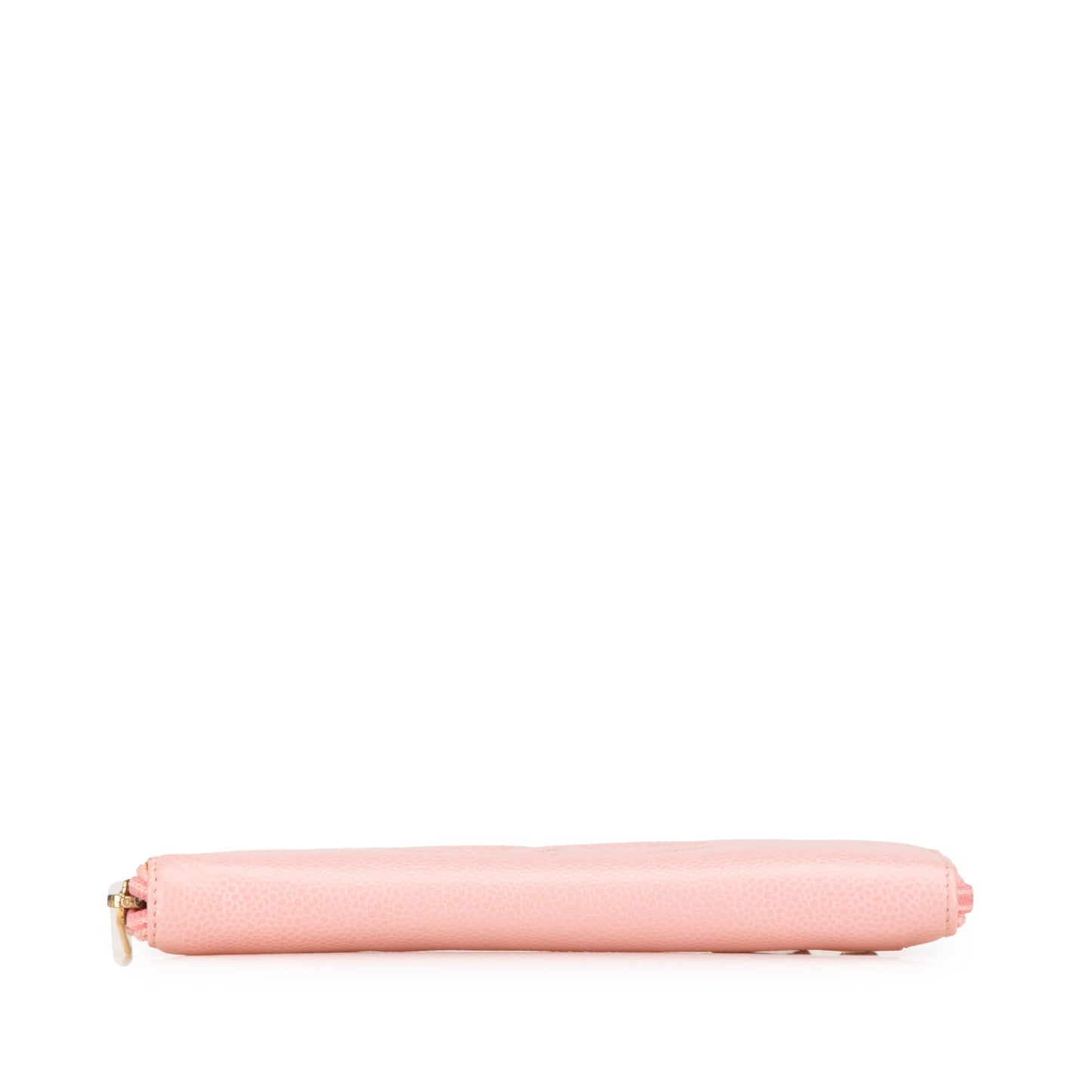 Chanel CC Caviar Continental Zip Wallet Pink