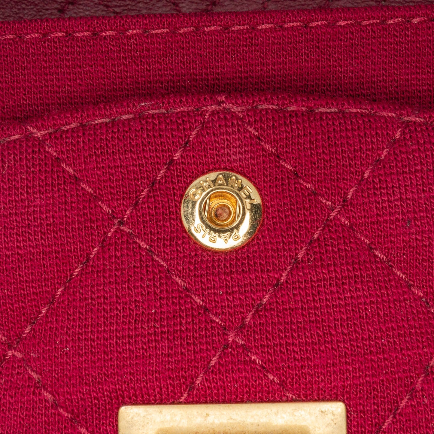 Chanel 2.55 Reissue Mini Quilted Jersey Double Flap Red