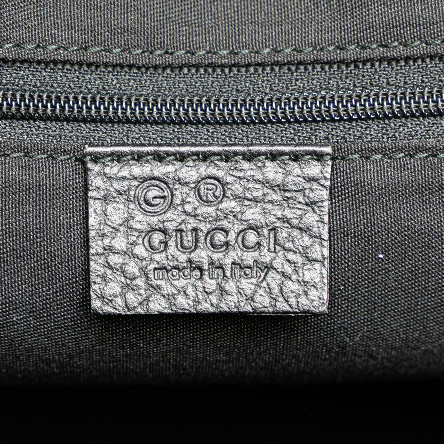 Gucci Guccissima Trimmed Suede Boston Bag Black
