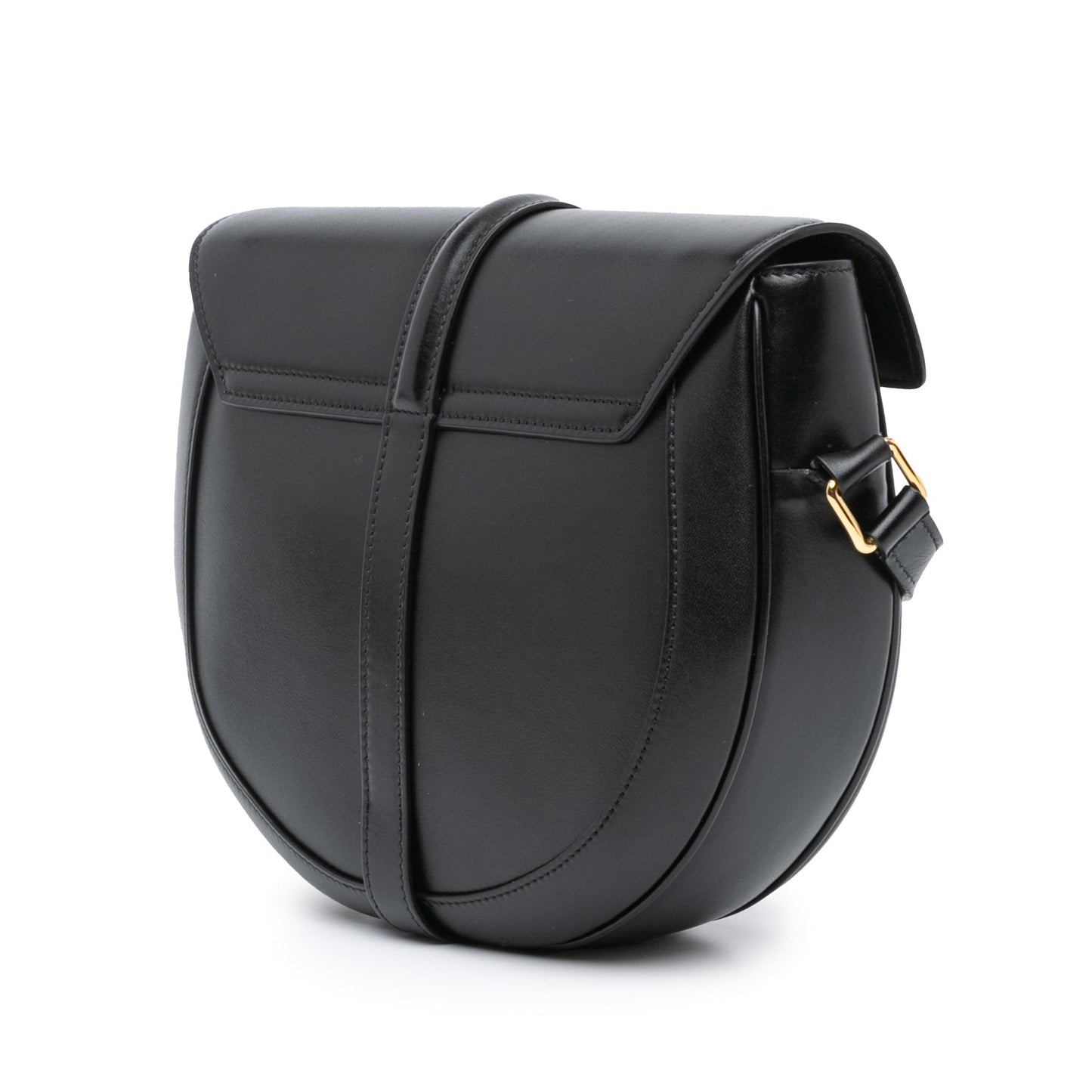 Celine Medium Leather Besace 16 Crossbody Black