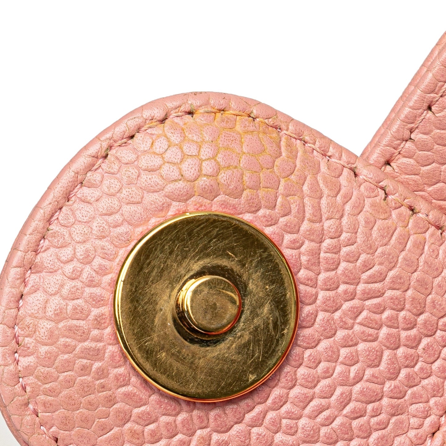 Chanel Caviar Petite Shopping Tote Pink
