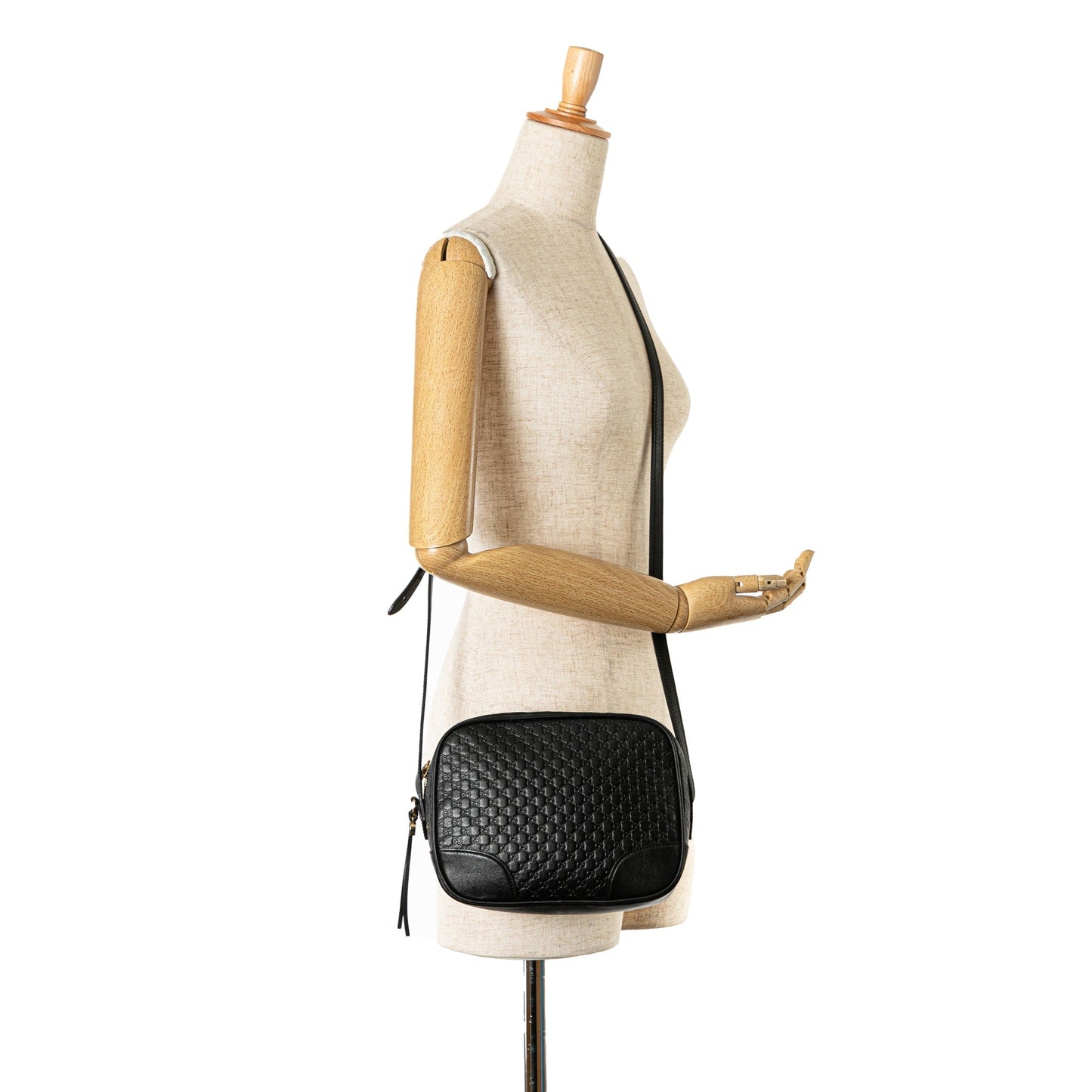 Gucci Microguccissima Bree Crossbody Black