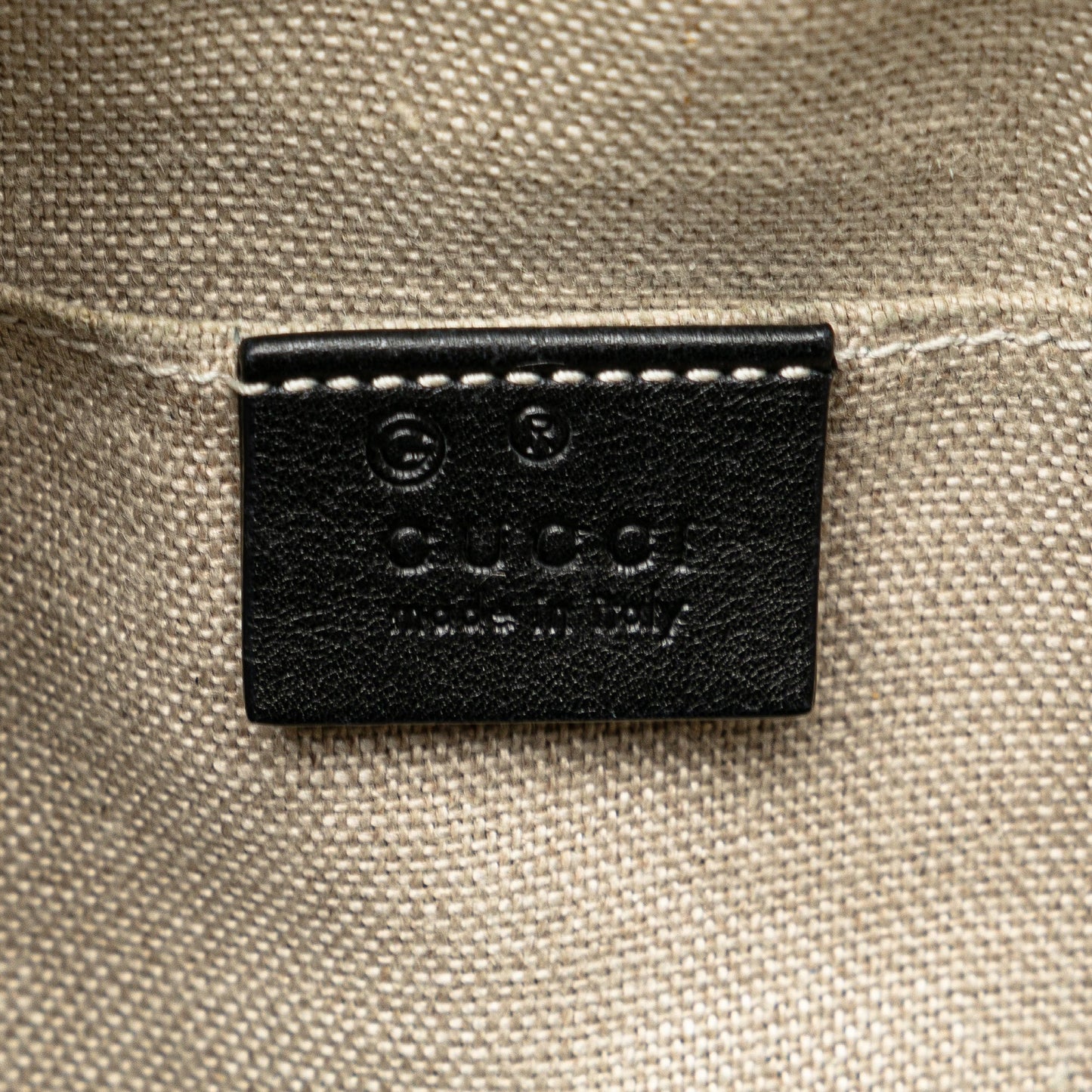 Gucci Microguccissima Bree Crossbody Black