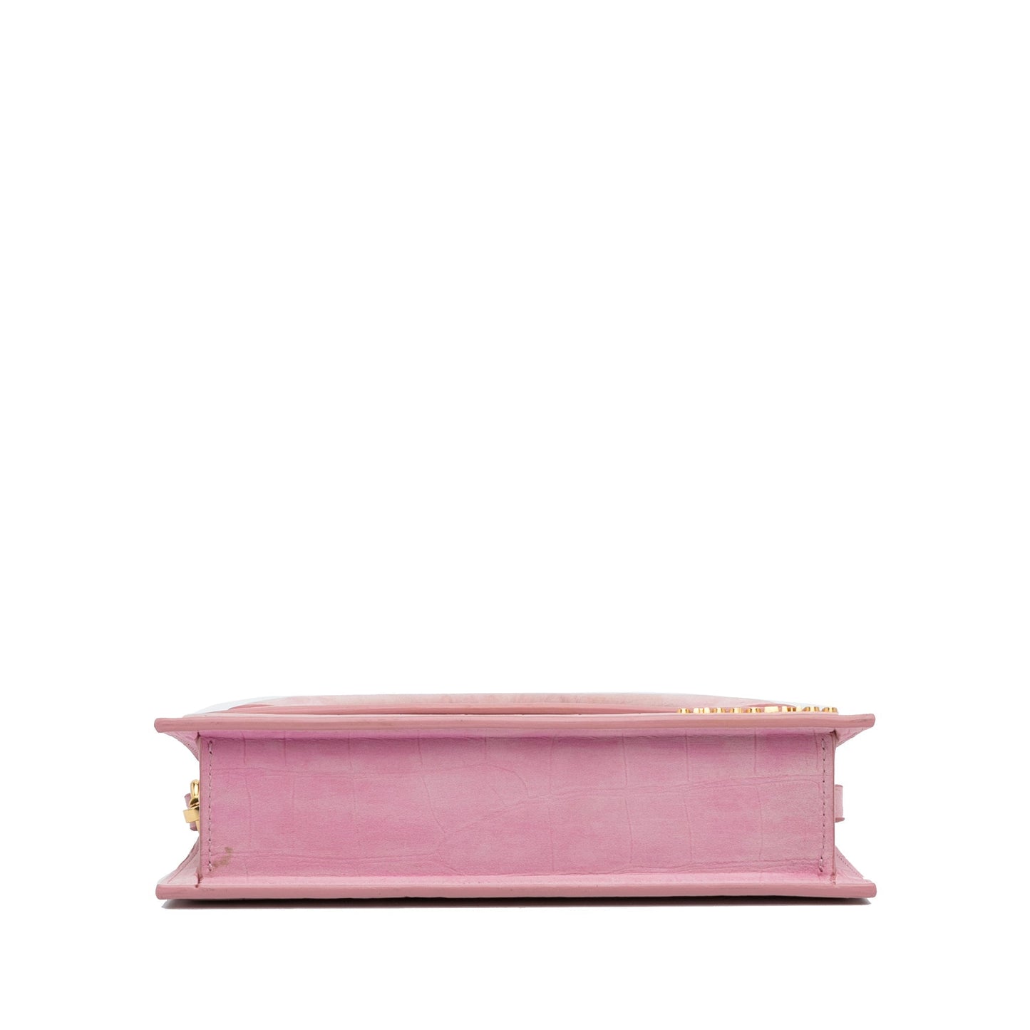 Jacquemus Suede Embossed Le Chiquito Long Pink