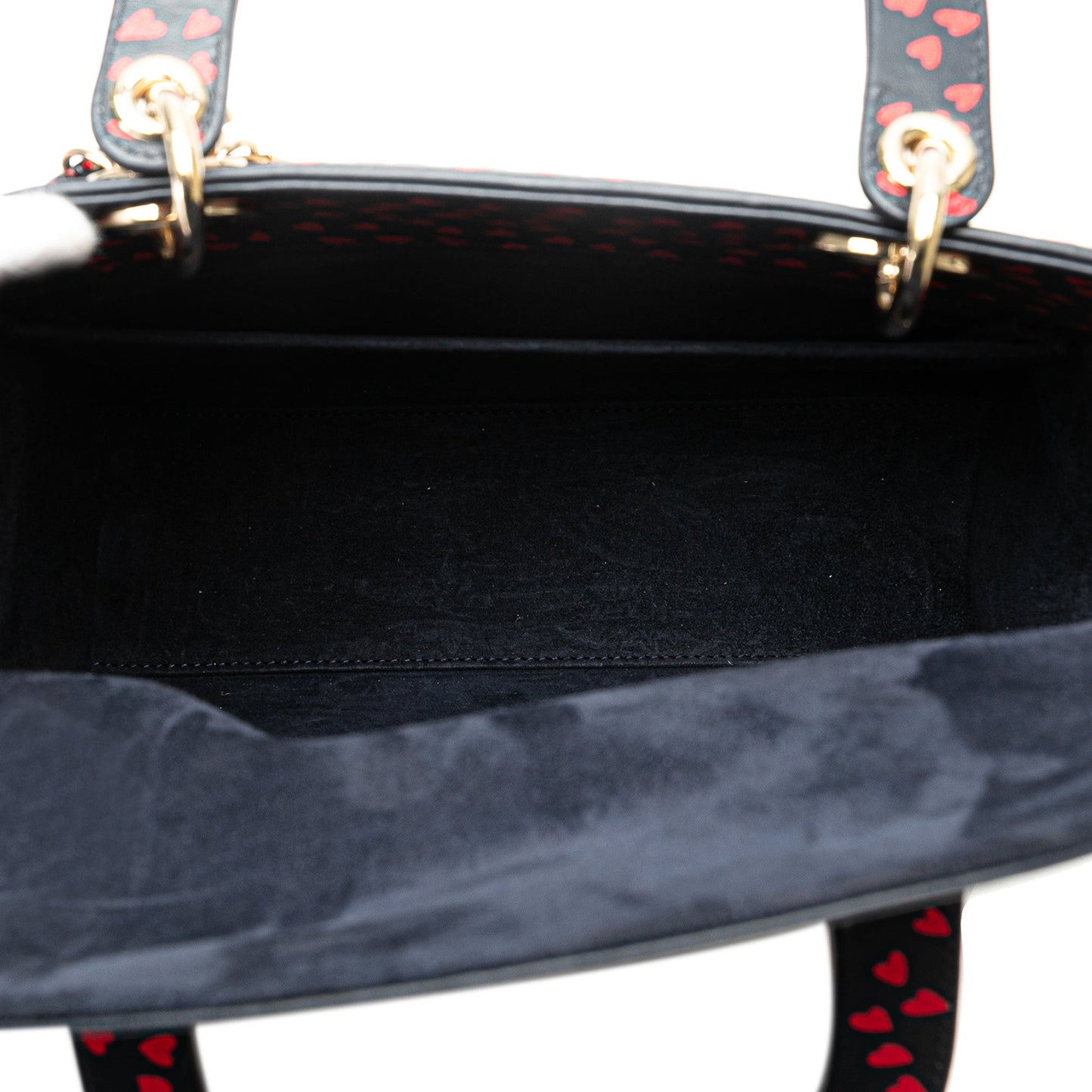 Dior Medium Calfskin I Love Paris Lady Dior Blue