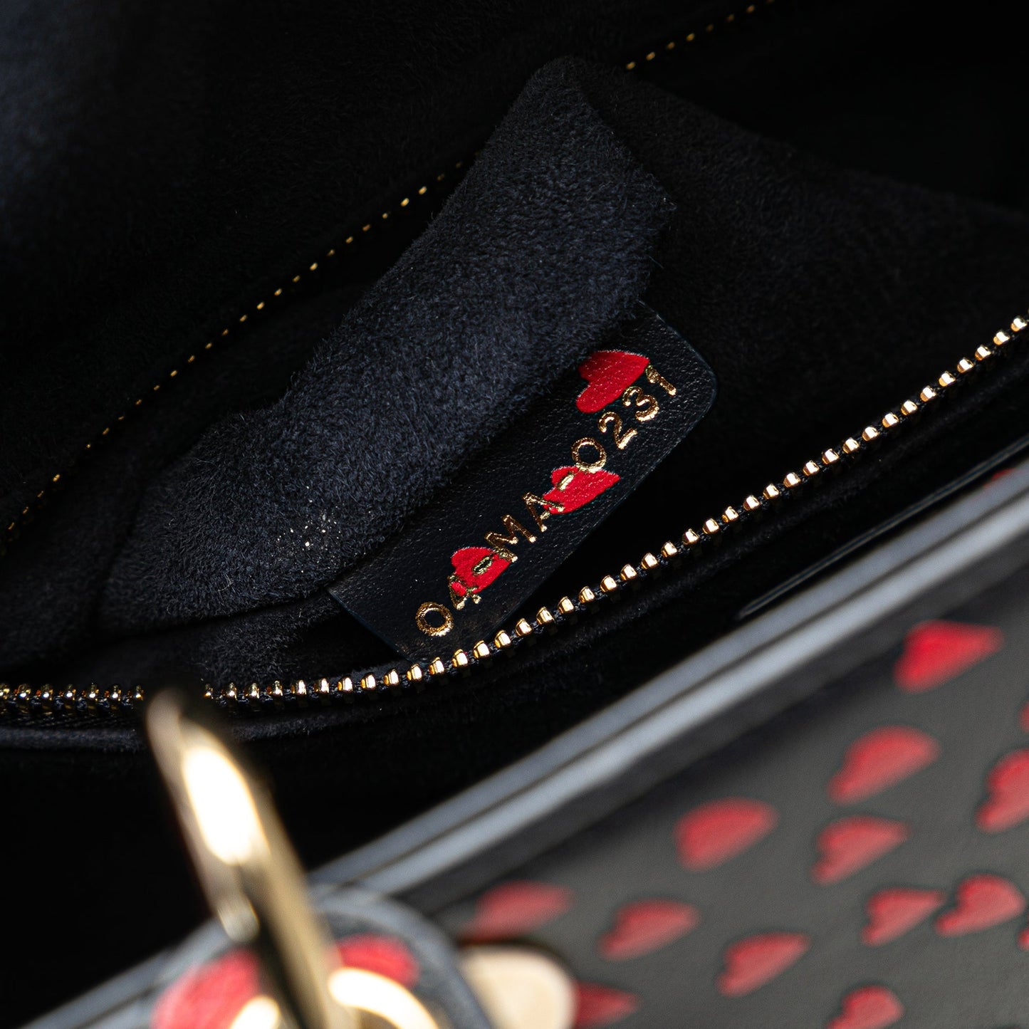 Dior Medium Calfskin I Love Paris Lady Dior Blue