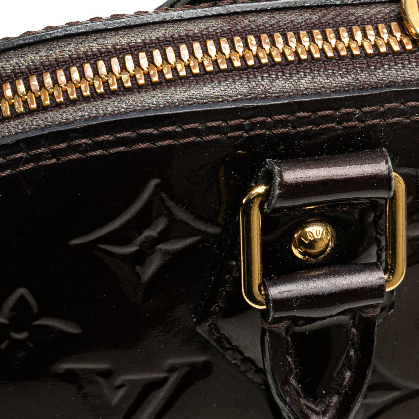 Louis Vuitton Monogram Vernis Alma PM Purple