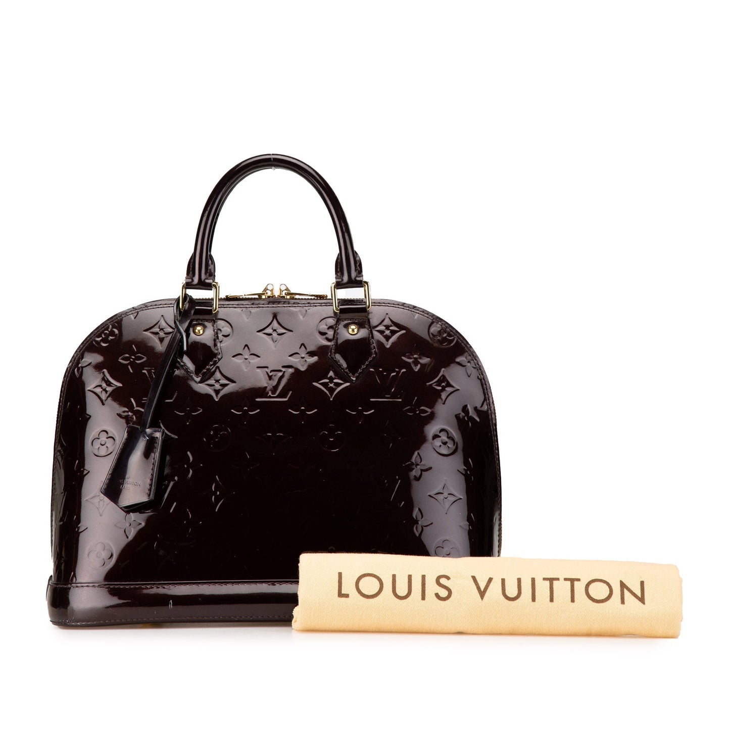 Louis Vuitton Monogram Vernis Alma PM Purple