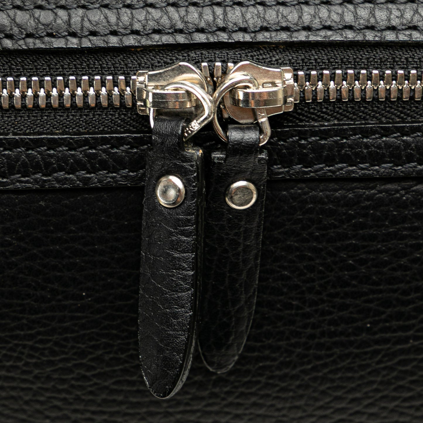 Burberry Leather Boston Bag Black