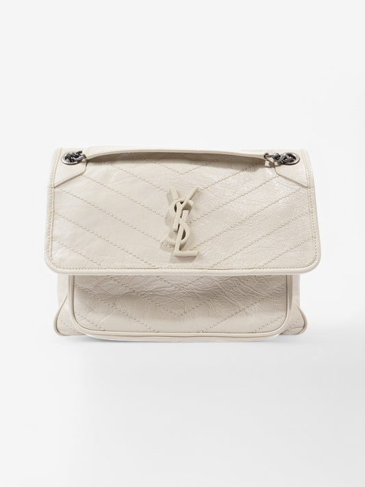 Saint Laurent Niki Cream Leather Medium