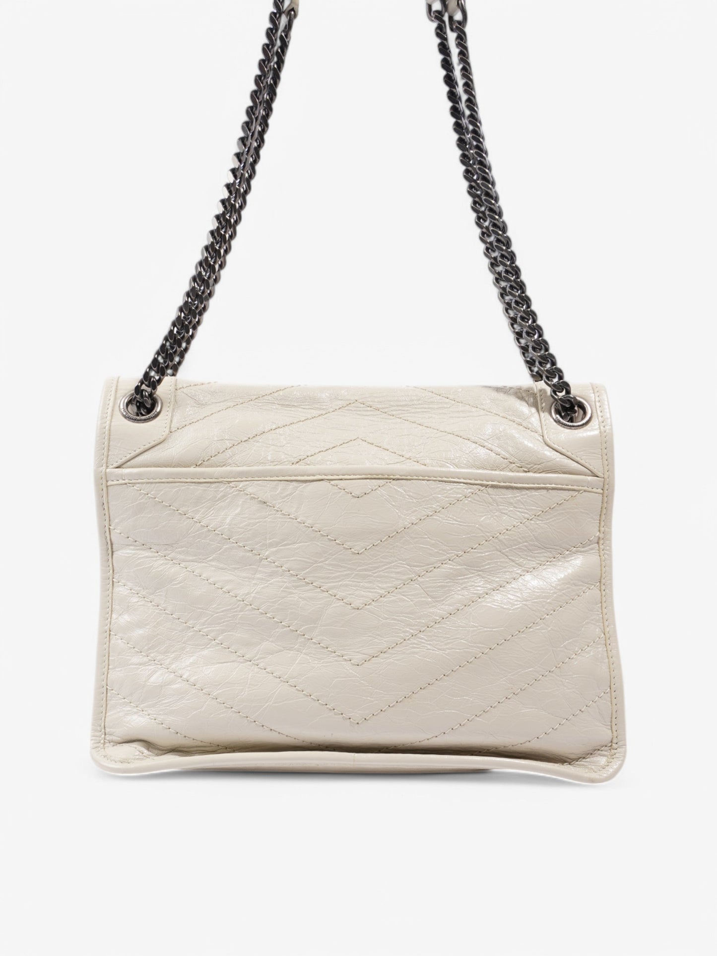 Saint Laurent Niki Cream Leather Medium