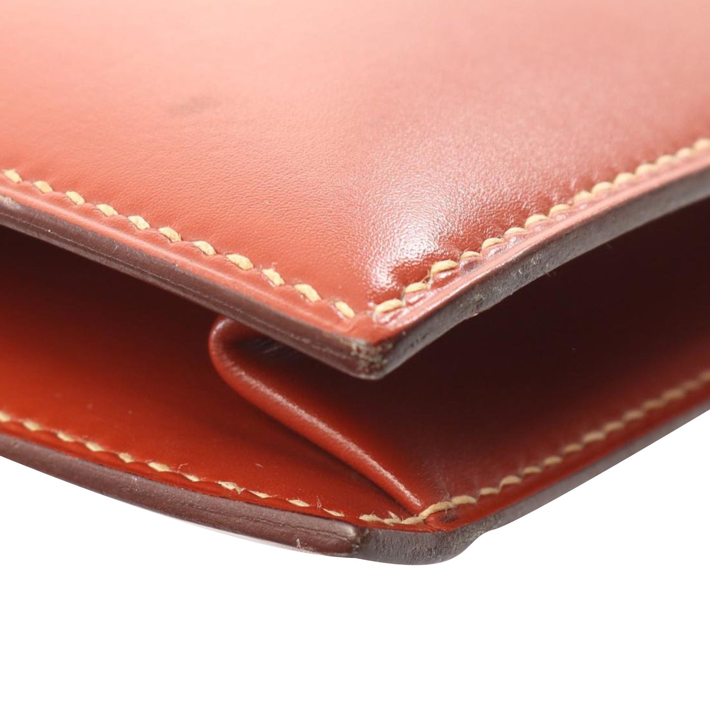 Hermès Box Calf Lydie Clutch Brown
