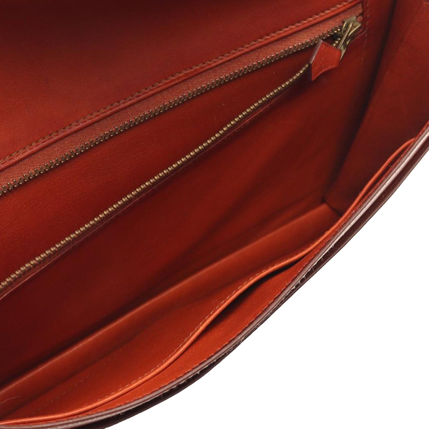 Hermès Box Calf Lydie Clutch Brown