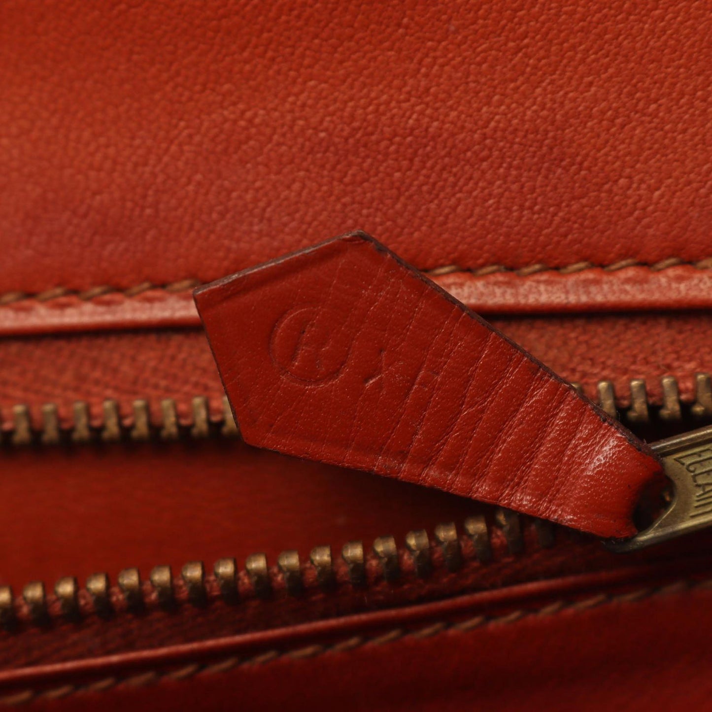 Hermès Box Calf Lydie Clutch Brown