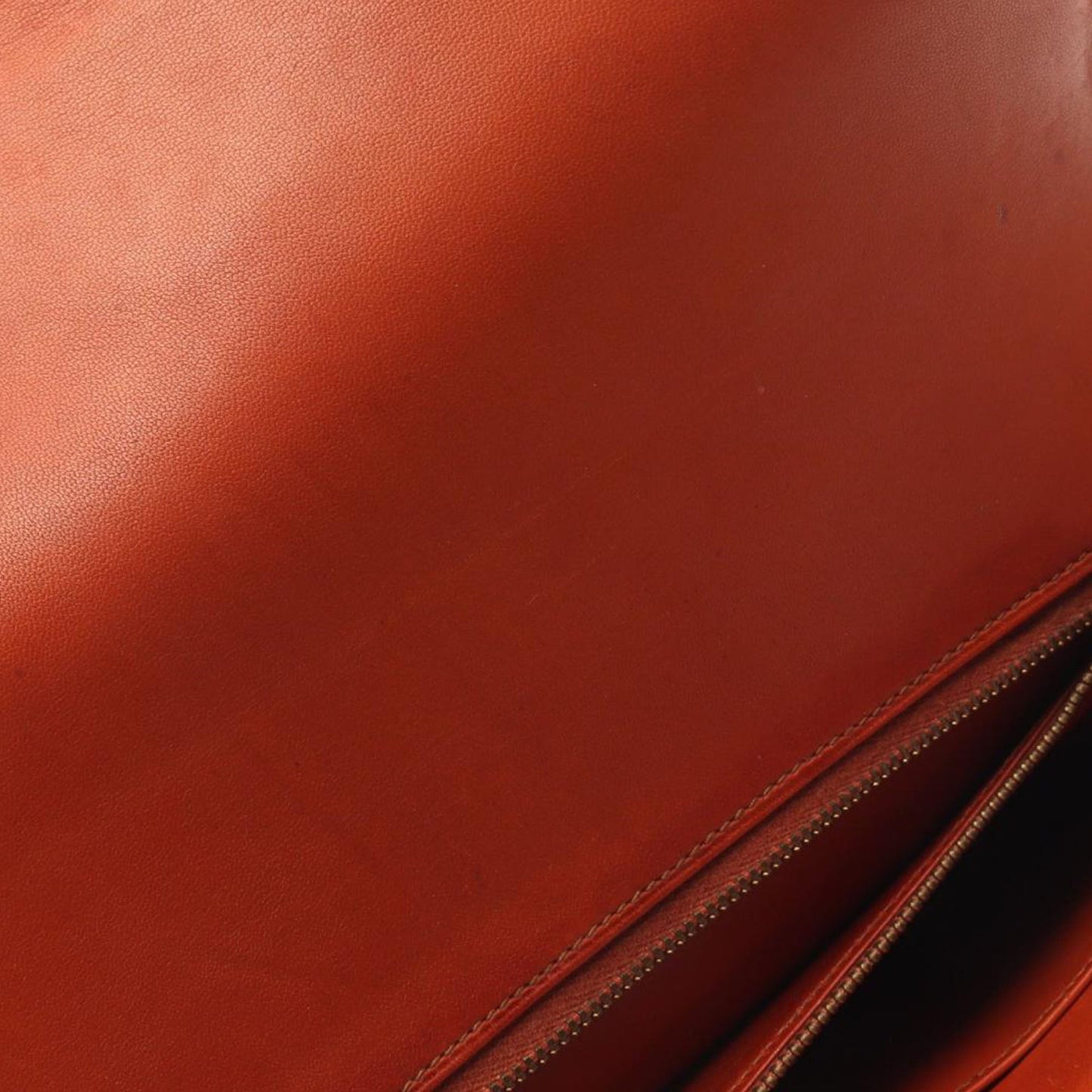 Hermès Box Calf Lydie Clutch Brown