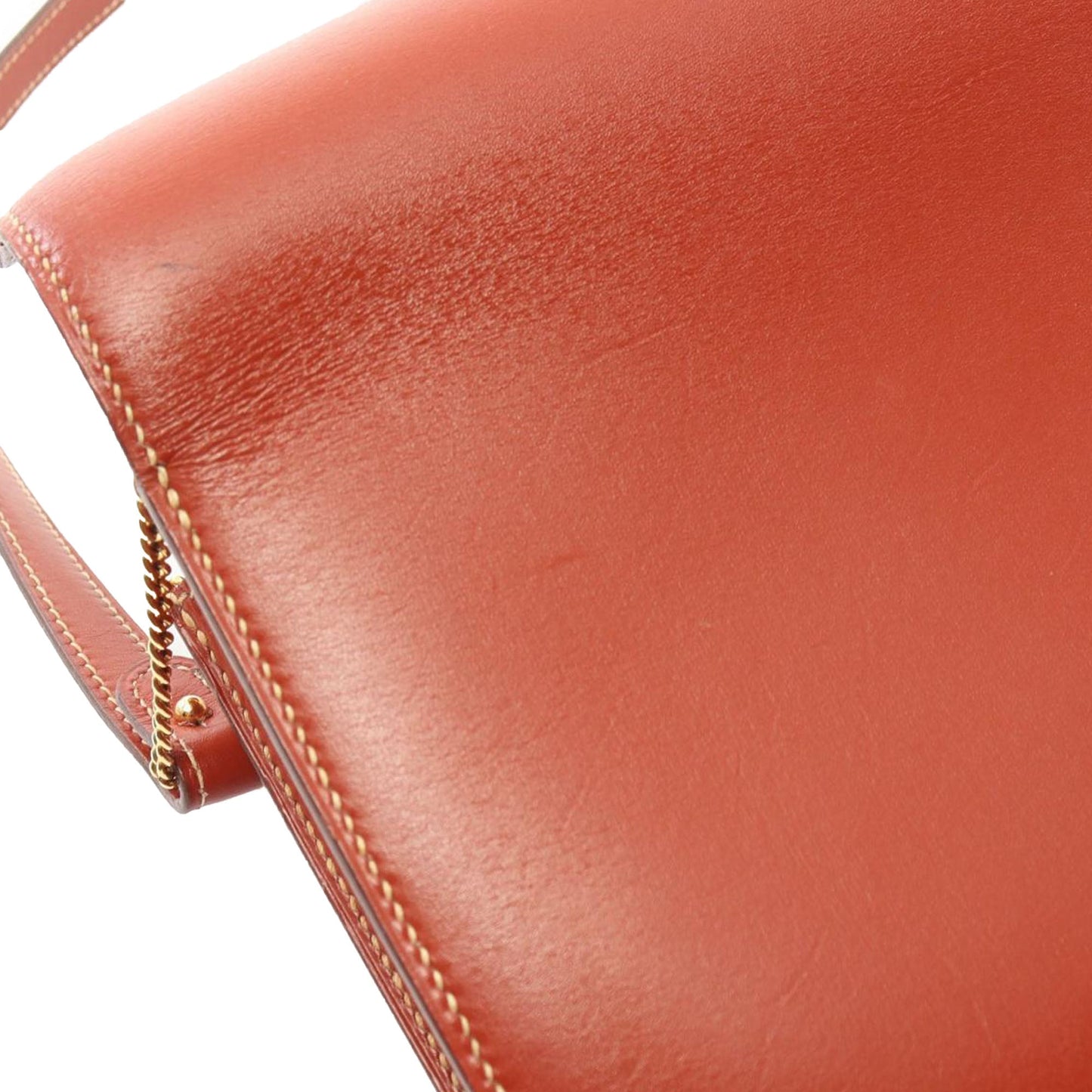 Hermès Box Calf Lydie Clutch Brown
