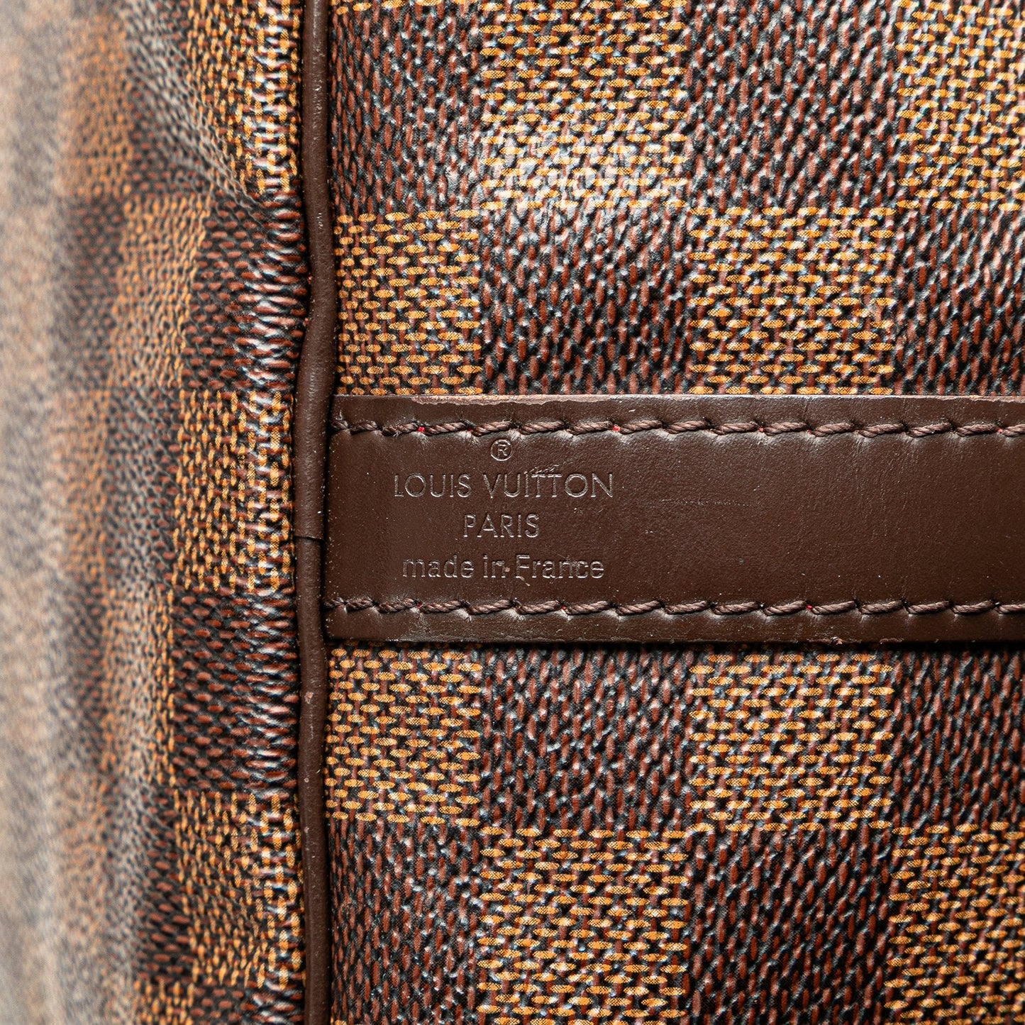 Louis Vuitton Damier Ebene Speedy Bandouliere 30 Brown