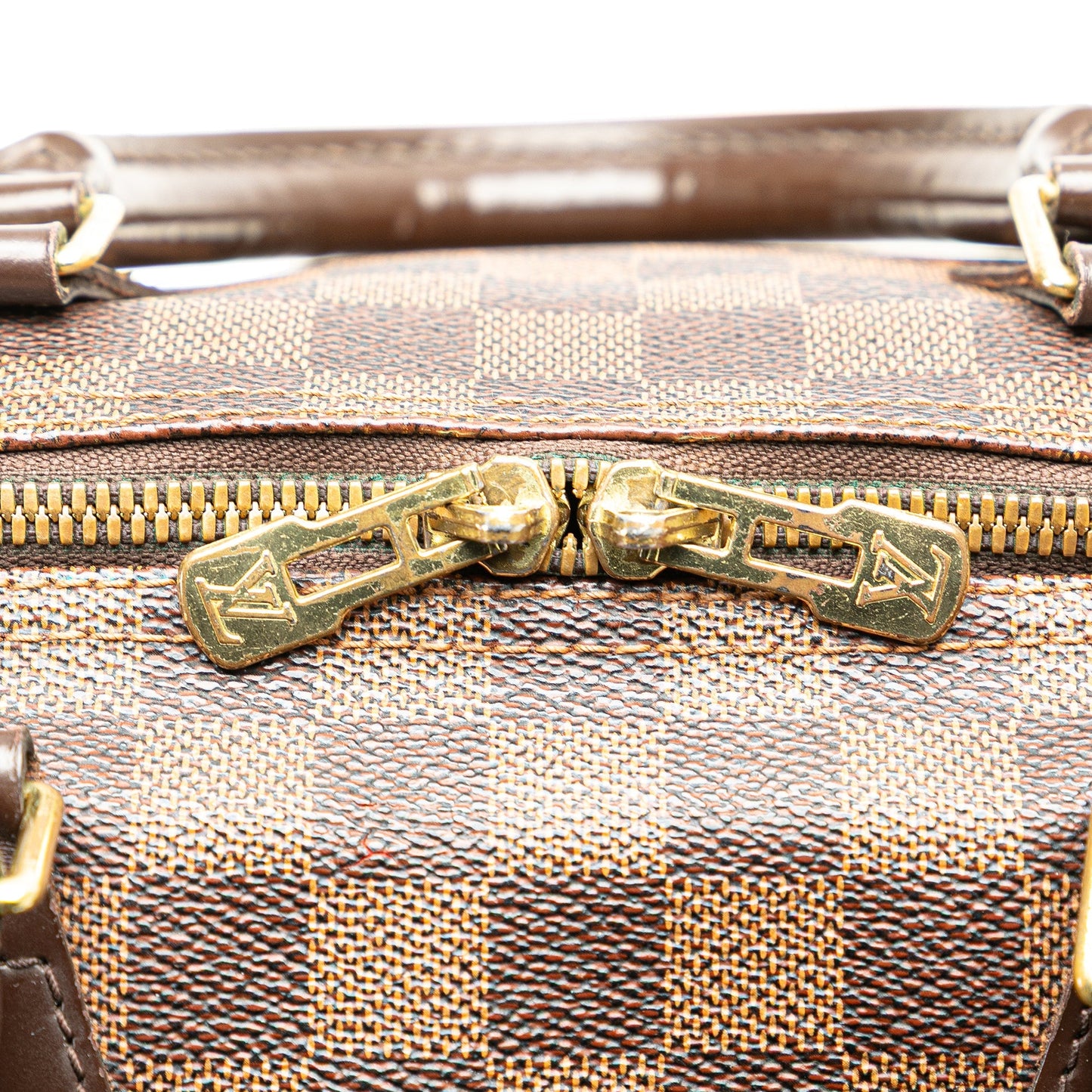 Louis Vuitton Damier Ebene Speedy Bandouliere 30 Brown
