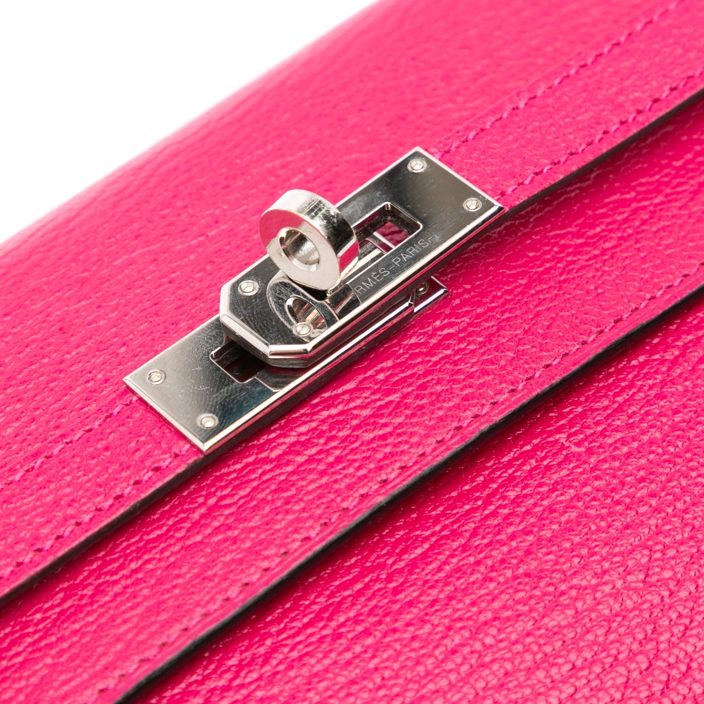 Hermès Chevre Mysore Kelly To Go Wallet Pink