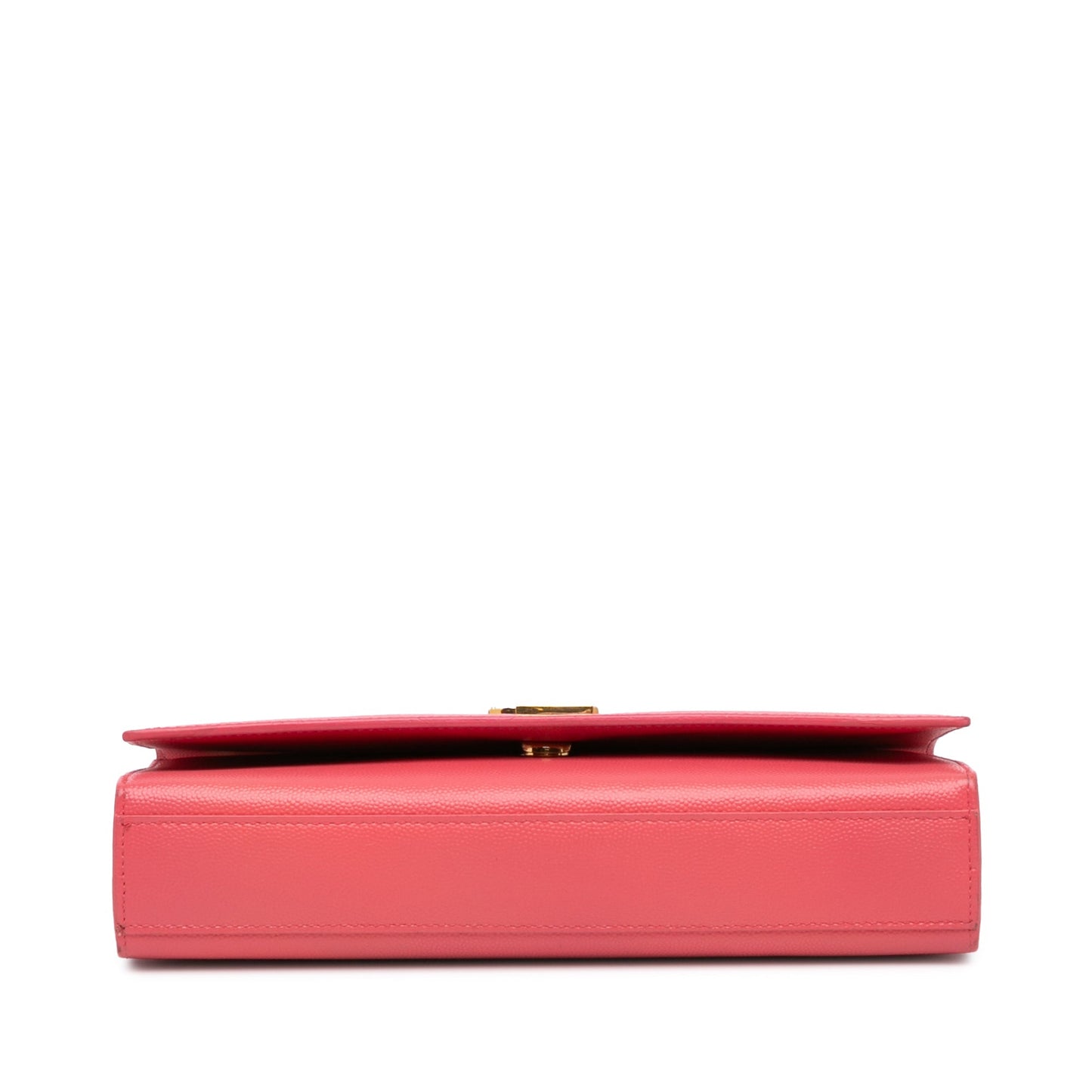 Saint Laurent Medium Grain De Poudre Monogram Kate Crossbody Pink