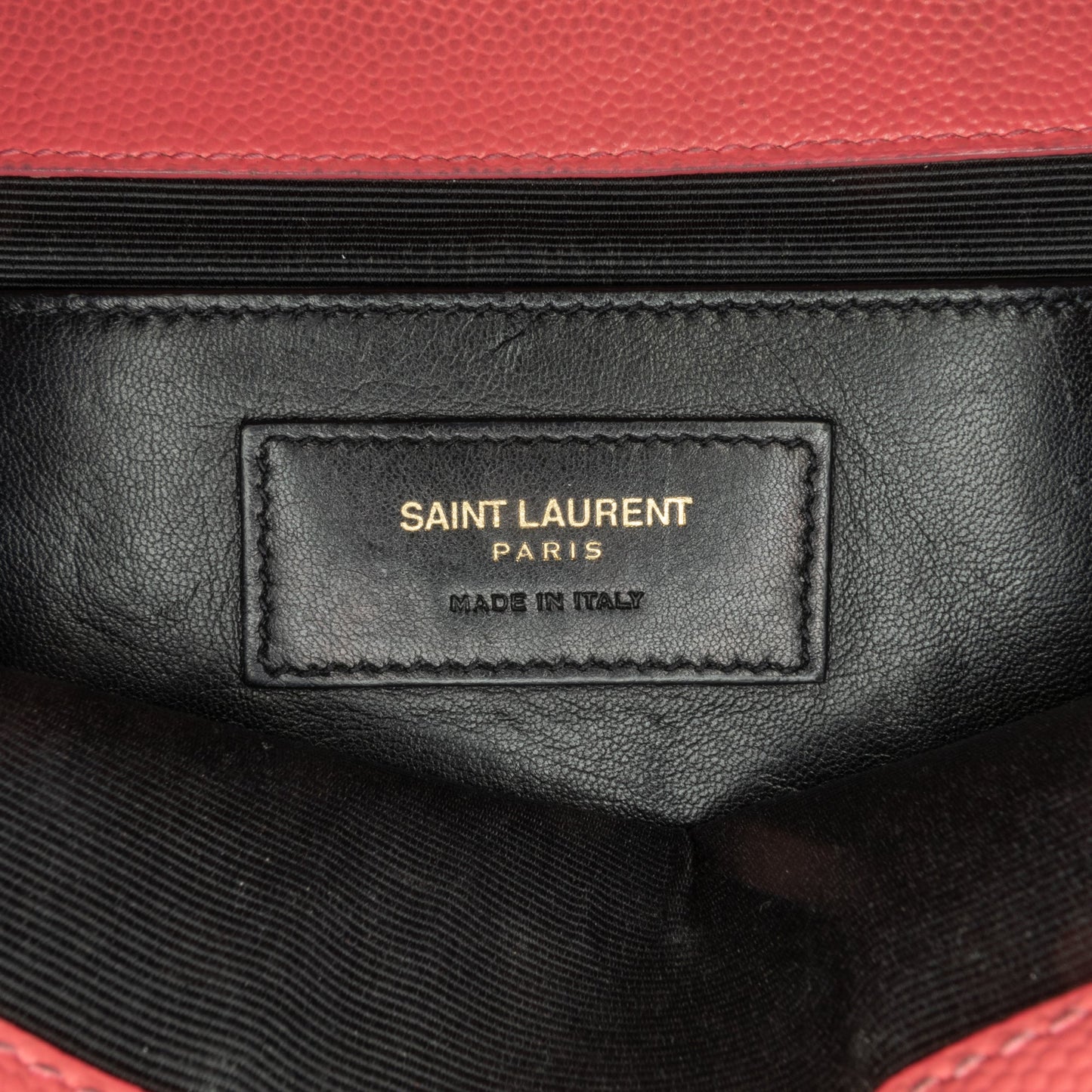 Saint Laurent Medium Grain De Poudre Monogram Kate Crossbody Pink