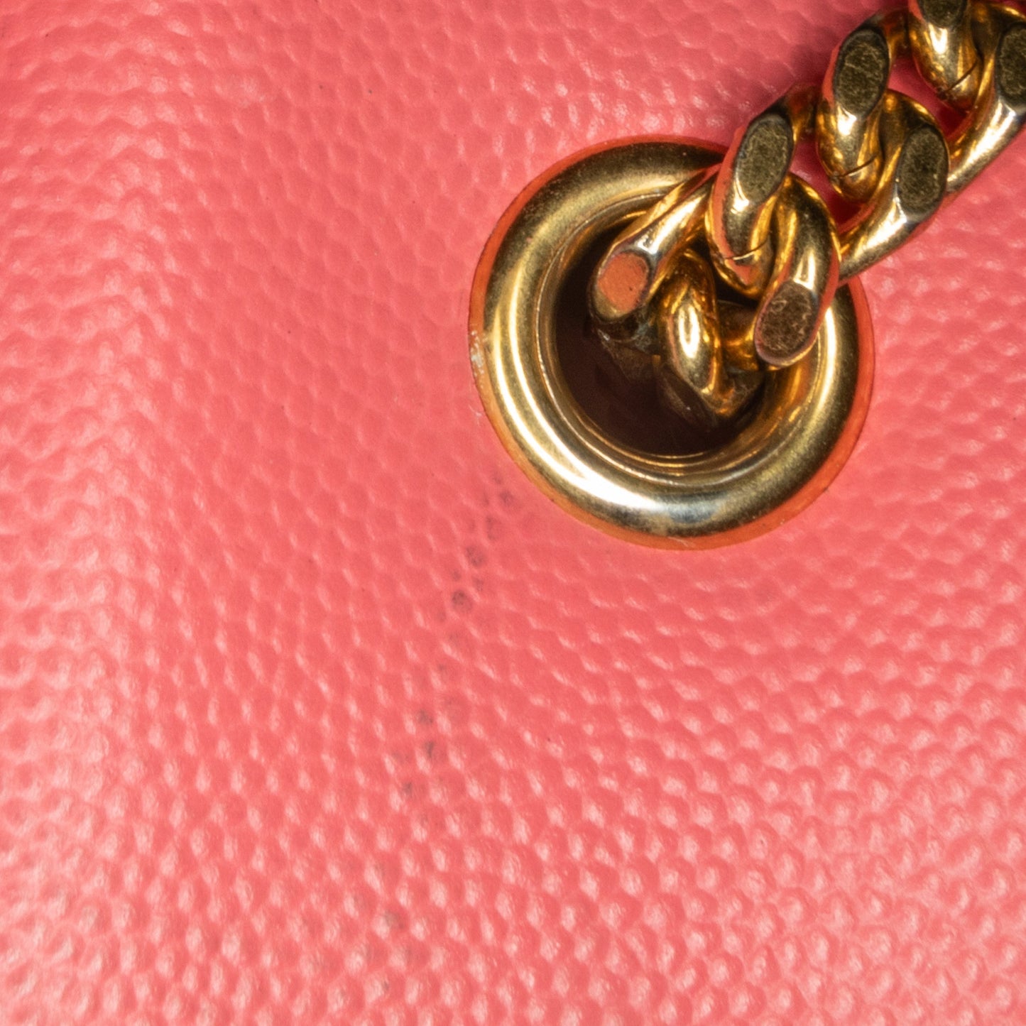 Saint Laurent Medium Grain De Poudre Monogram Kate Crossbody Pink