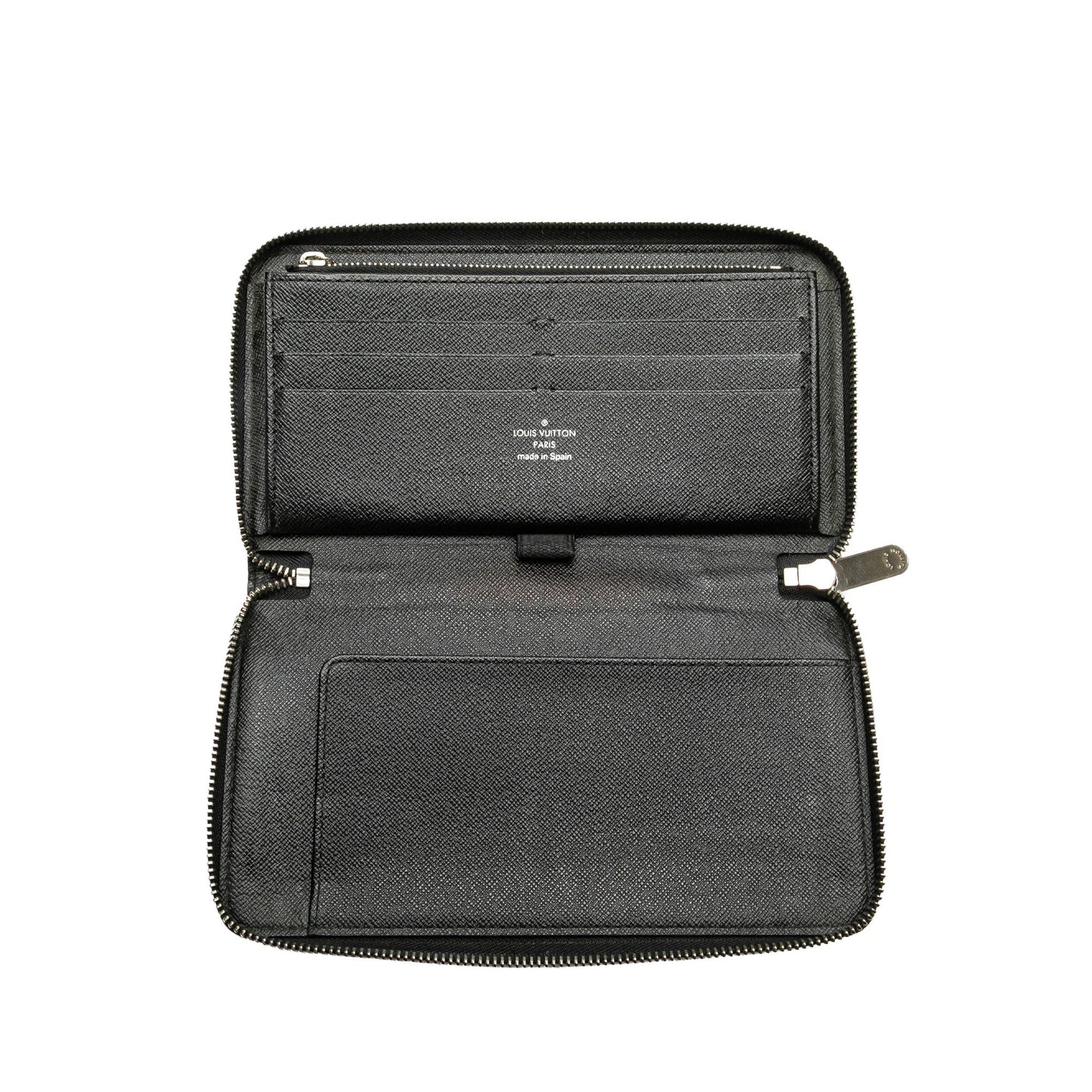 Louis Vuitton Damier Graphite Zippy Organizer Wallet Black