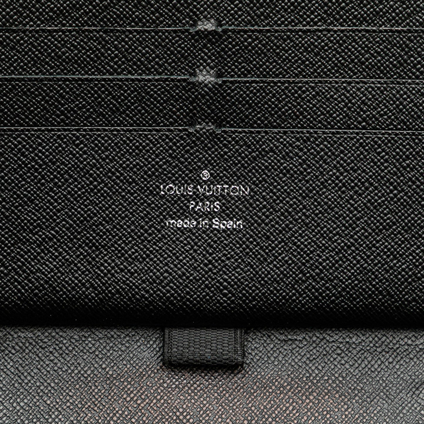 Louis Vuitton Damier Graphite Zippy Organizer Wallet Black