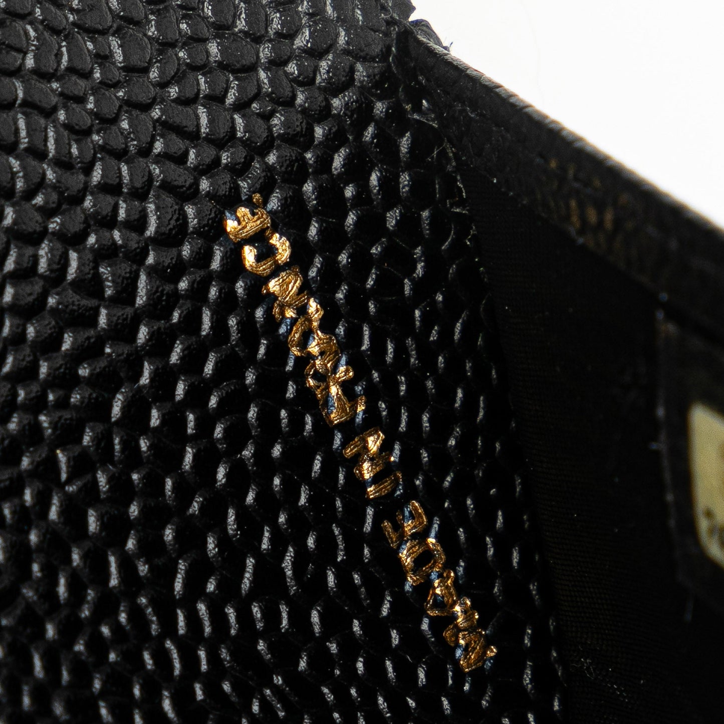 Chanel Mini Caviar Agenda Cover Black