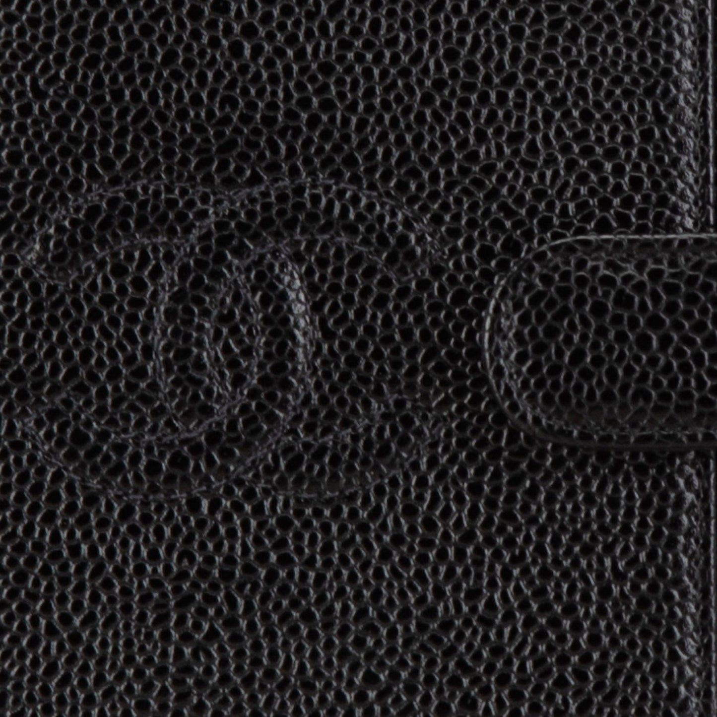 Chanel Mini Caviar Agenda Cover Black