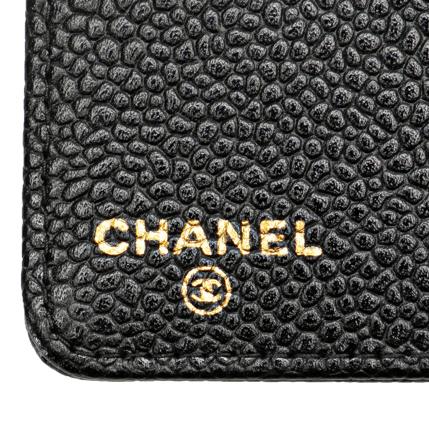 Chanel Mini Caviar Agenda Cover Black