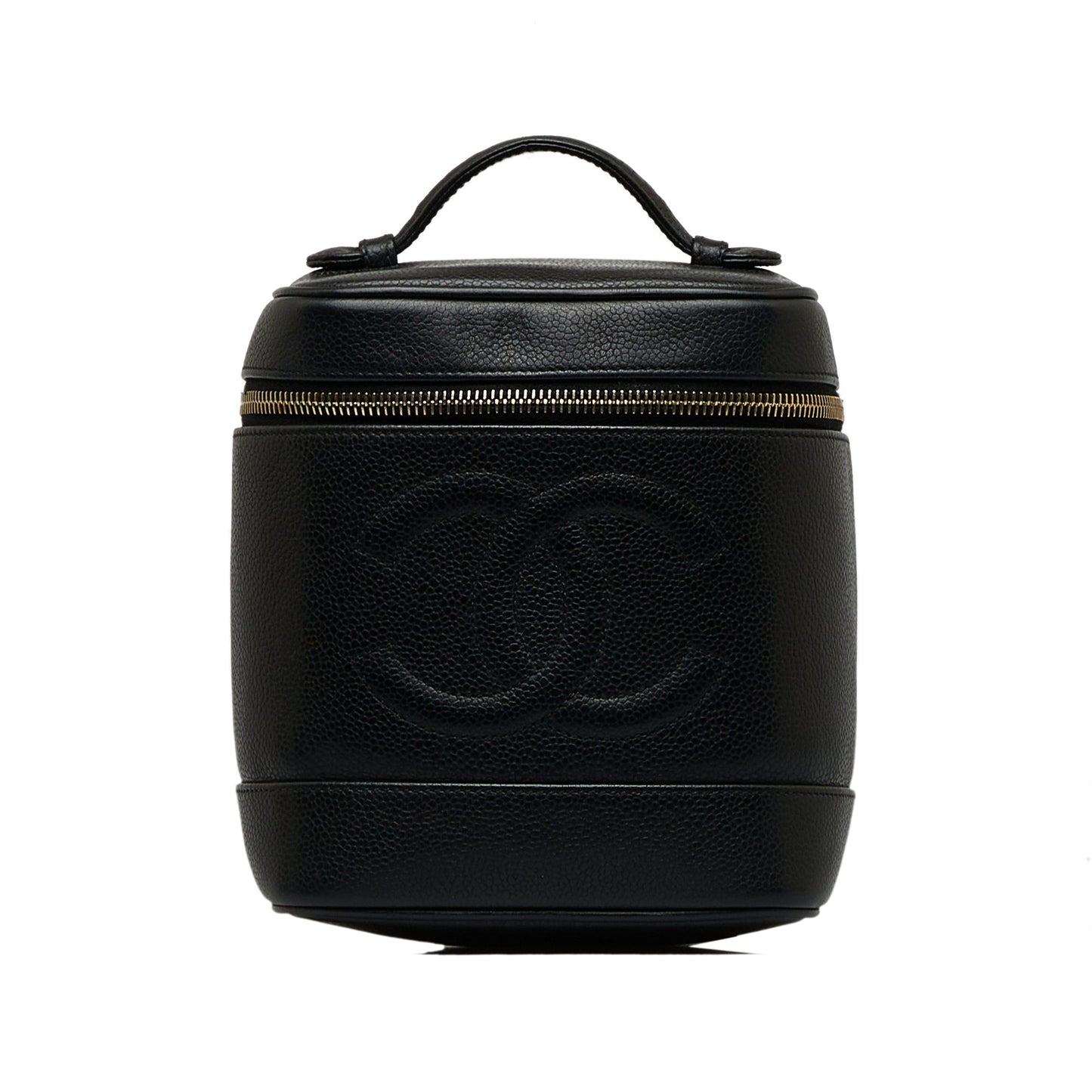 Chanel CC Caviar Vanity Bag Black