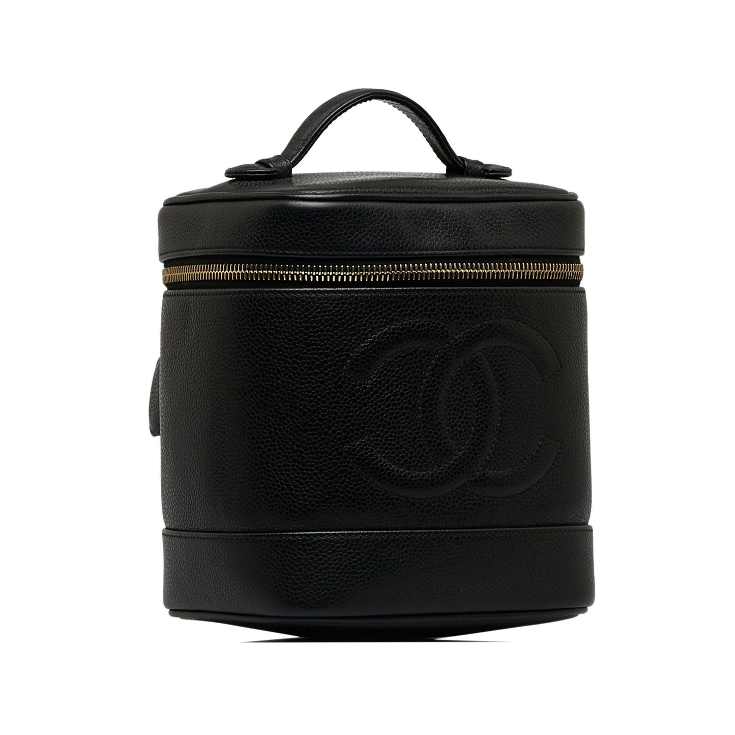 Chanel CC Caviar Vanity Bag Black