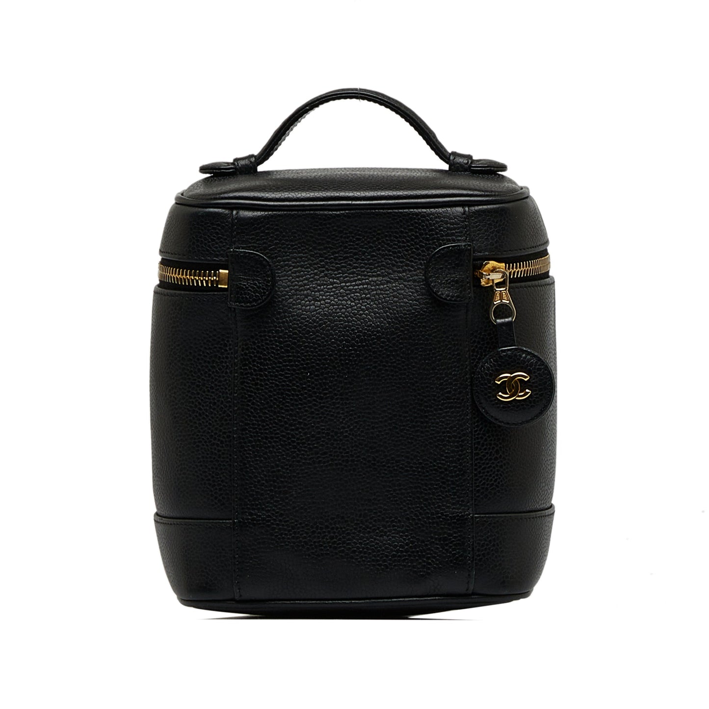 Chanel CC Caviar Vanity Bag Black