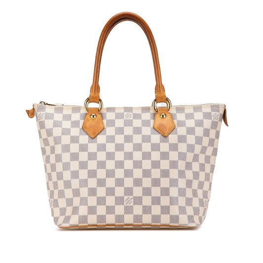 Louis Vuitton Damier Azur Saleya PM White