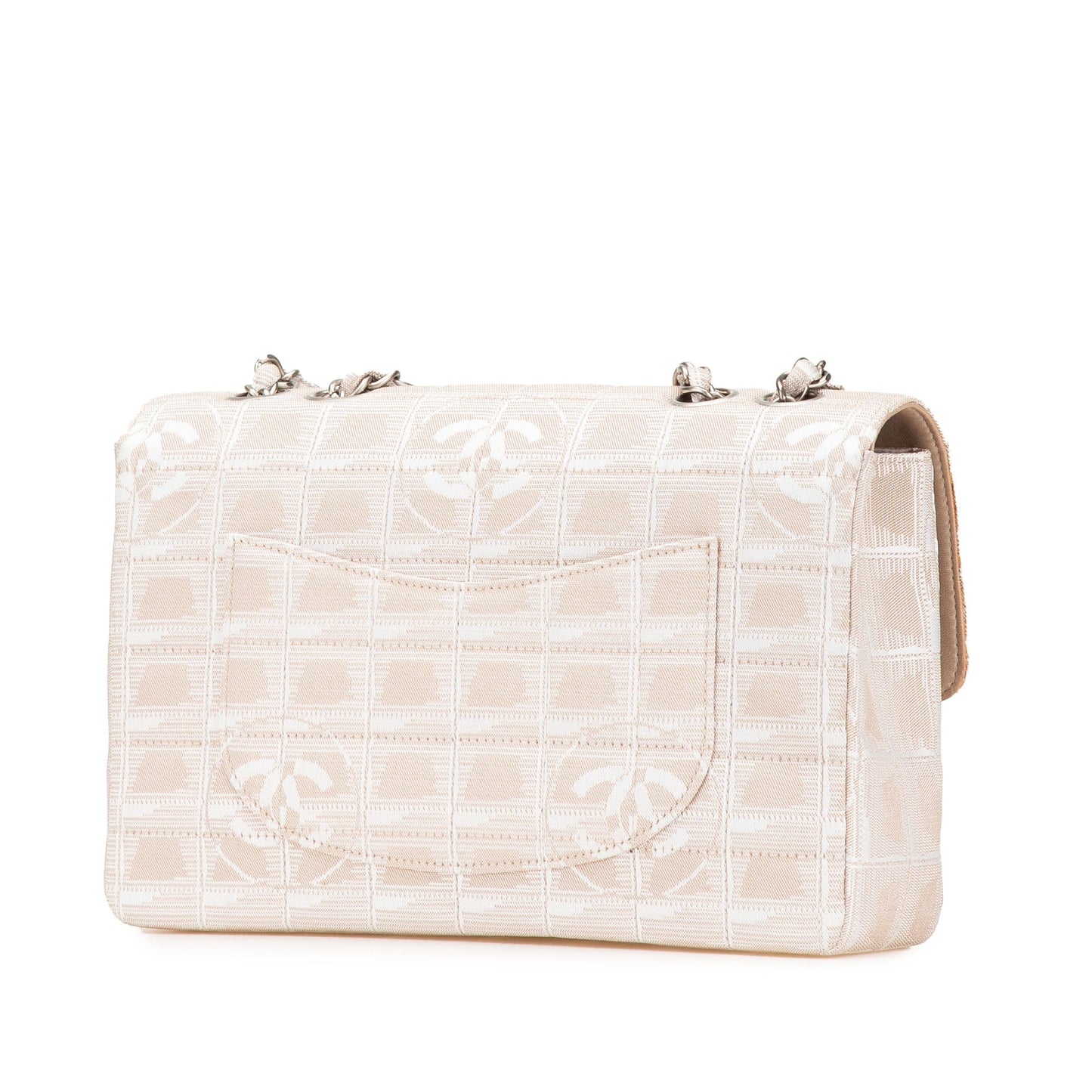 Chanel Medium New Travel Line Nylon Single Flap Brown