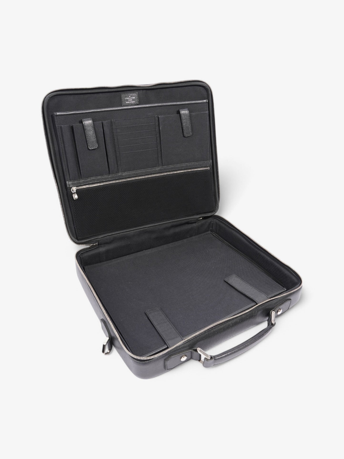 Louis Vuitton Odessa Laptop Bag Black Taiga Leather