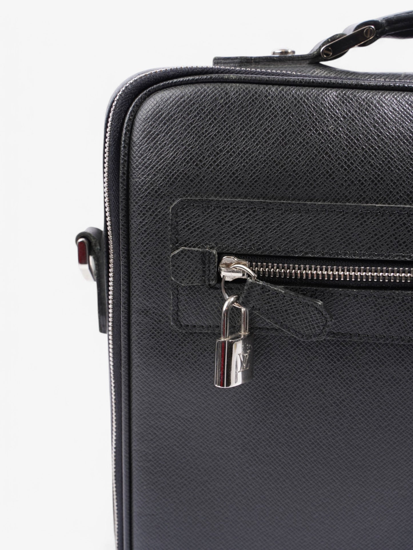 Louis Vuitton Odessa Laptop Bag Black Taiga Leather