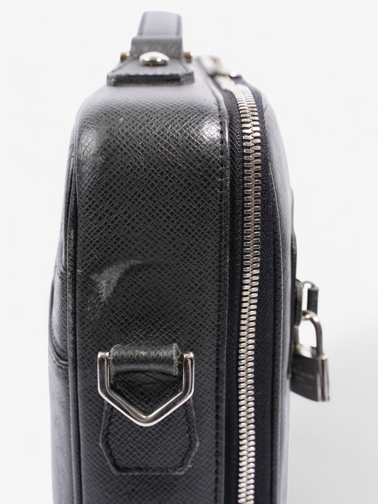 Louis Vuitton Odessa Laptop Bag Black Taiga Leather