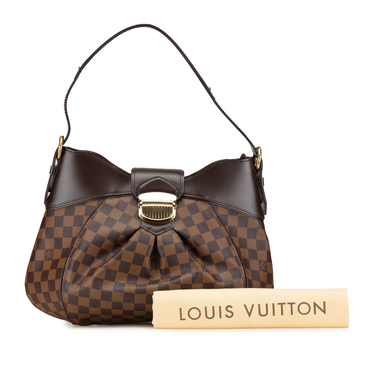 Louis Vuitton Damier Ebene Sistina MM Brown