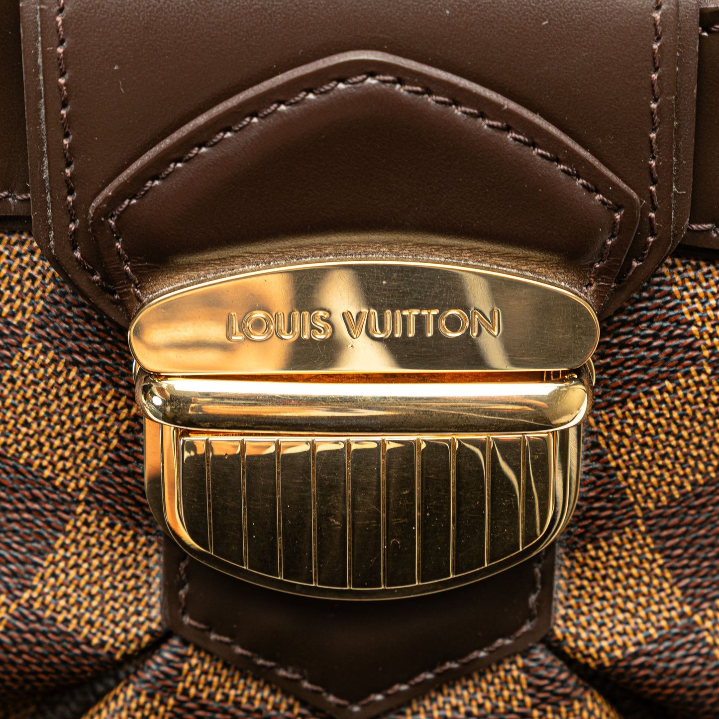 Louis Vuitton Damier Ebene Sistina MM Brown