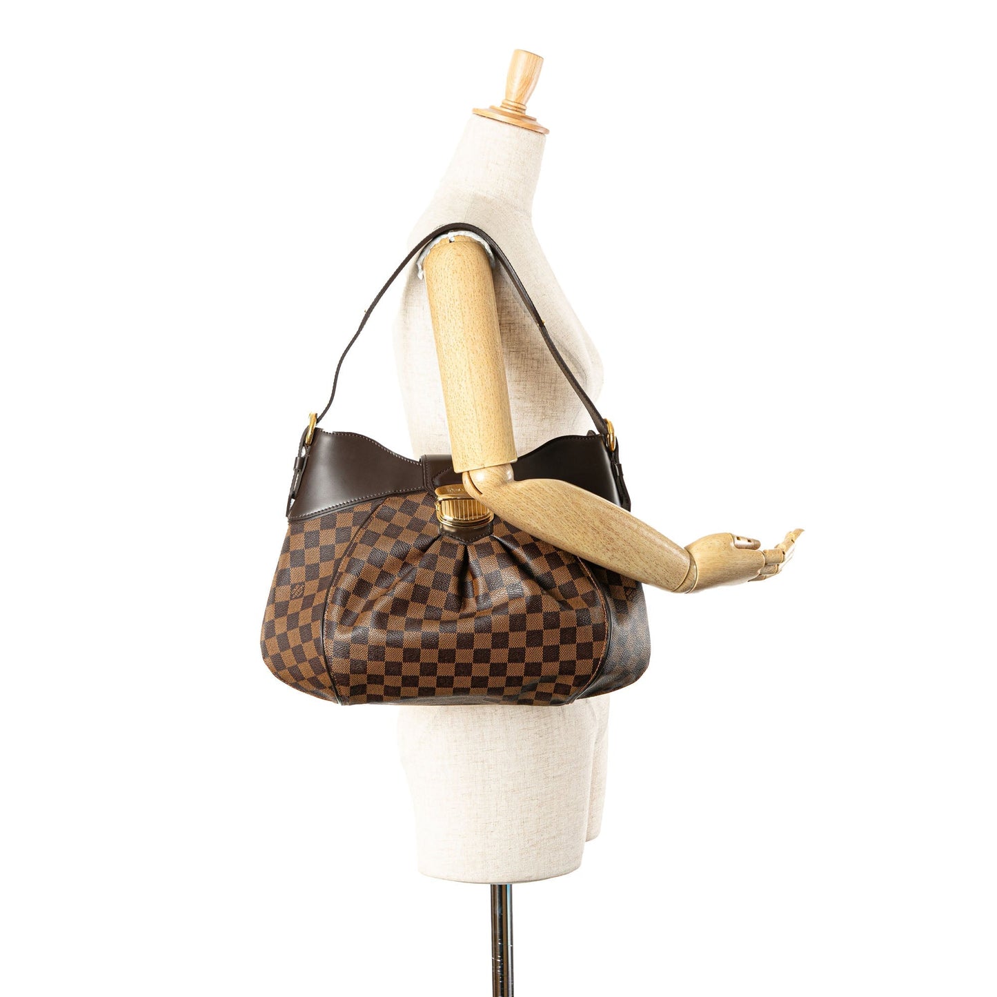 Louis Vuitton Damier Ebene Sistina MM Brown