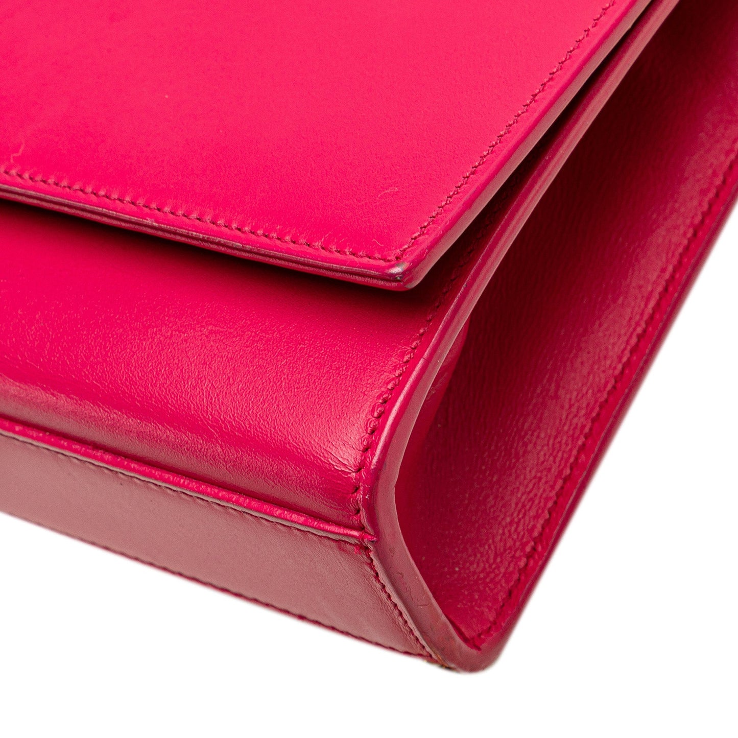 Saint Laurent Medium Smooth Calfskin Classic Monogram Kate Tassel Crossbody Pink