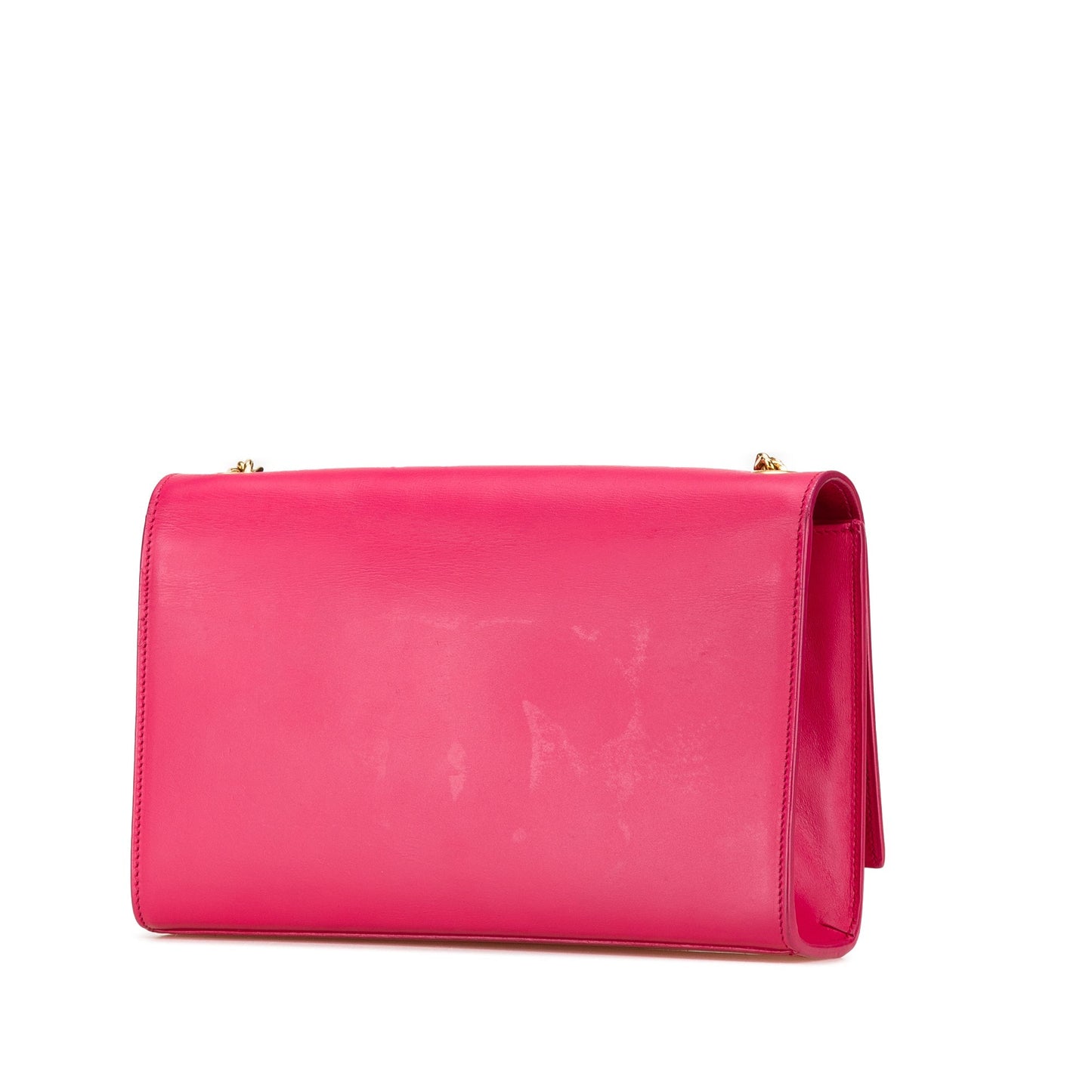 Saint Laurent Medium Smooth Calfskin Classic Monogram Kate Tassel Crossbody Pink