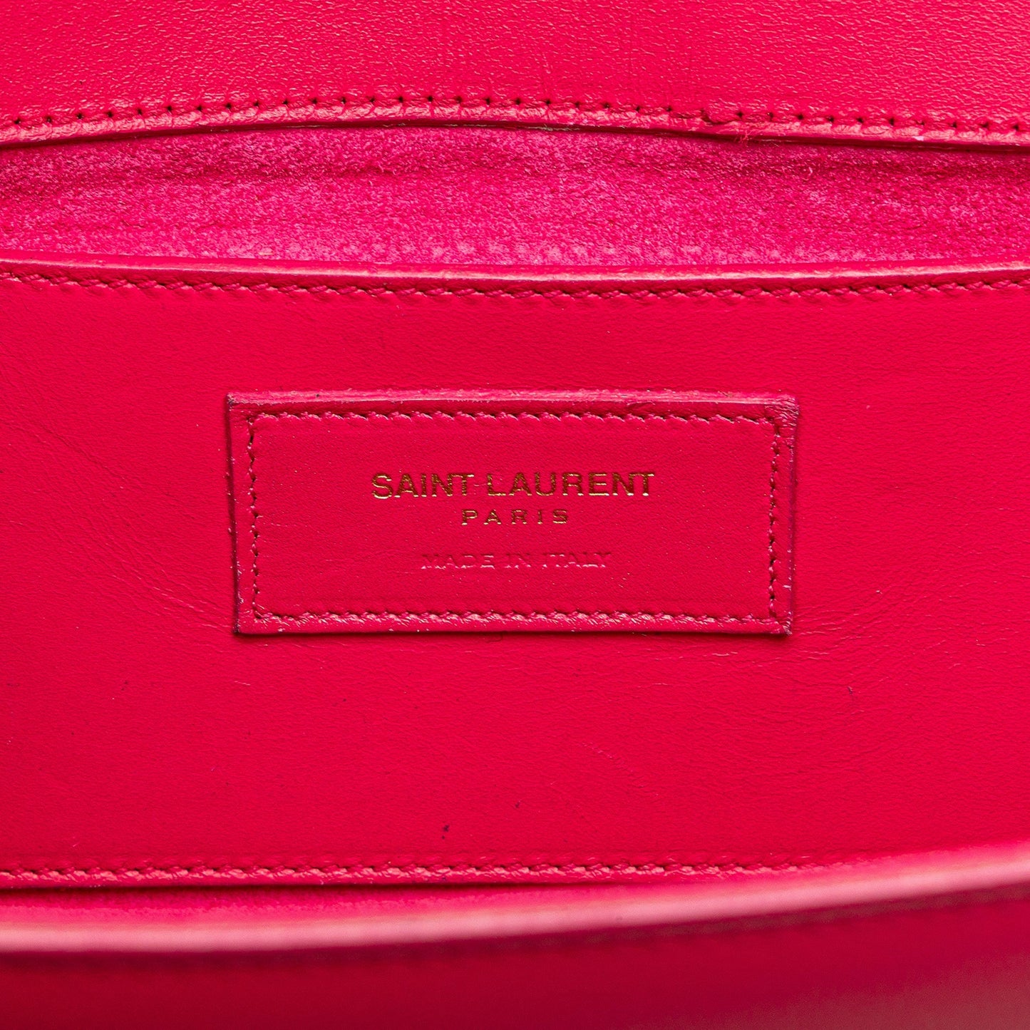 Saint Laurent Medium Smooth Calfskin Classic Monogram Kate Tassel Crossbody Pink