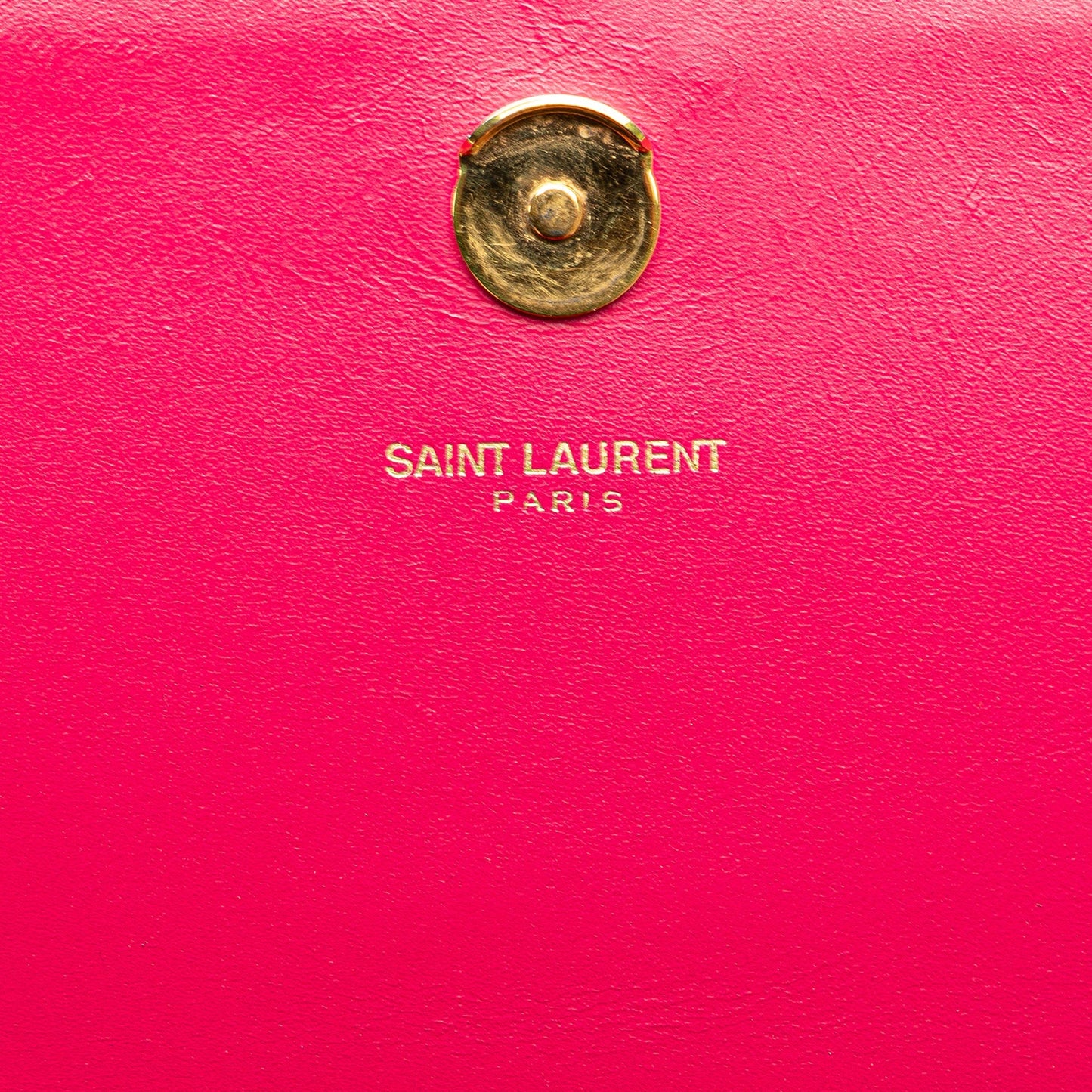 Saint Laurent Medium Smooth Calfskin Classic Monogram Kate Tassel Crossbody Pink
