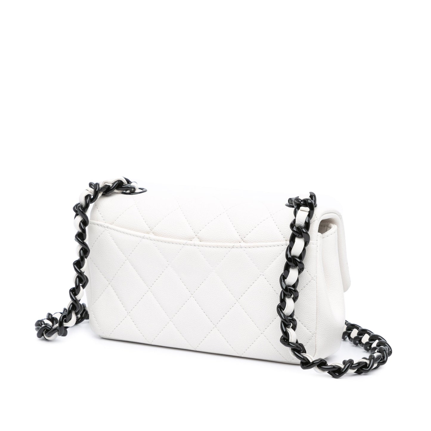 Chanel Small Quilted Caviar My Everything Flap White