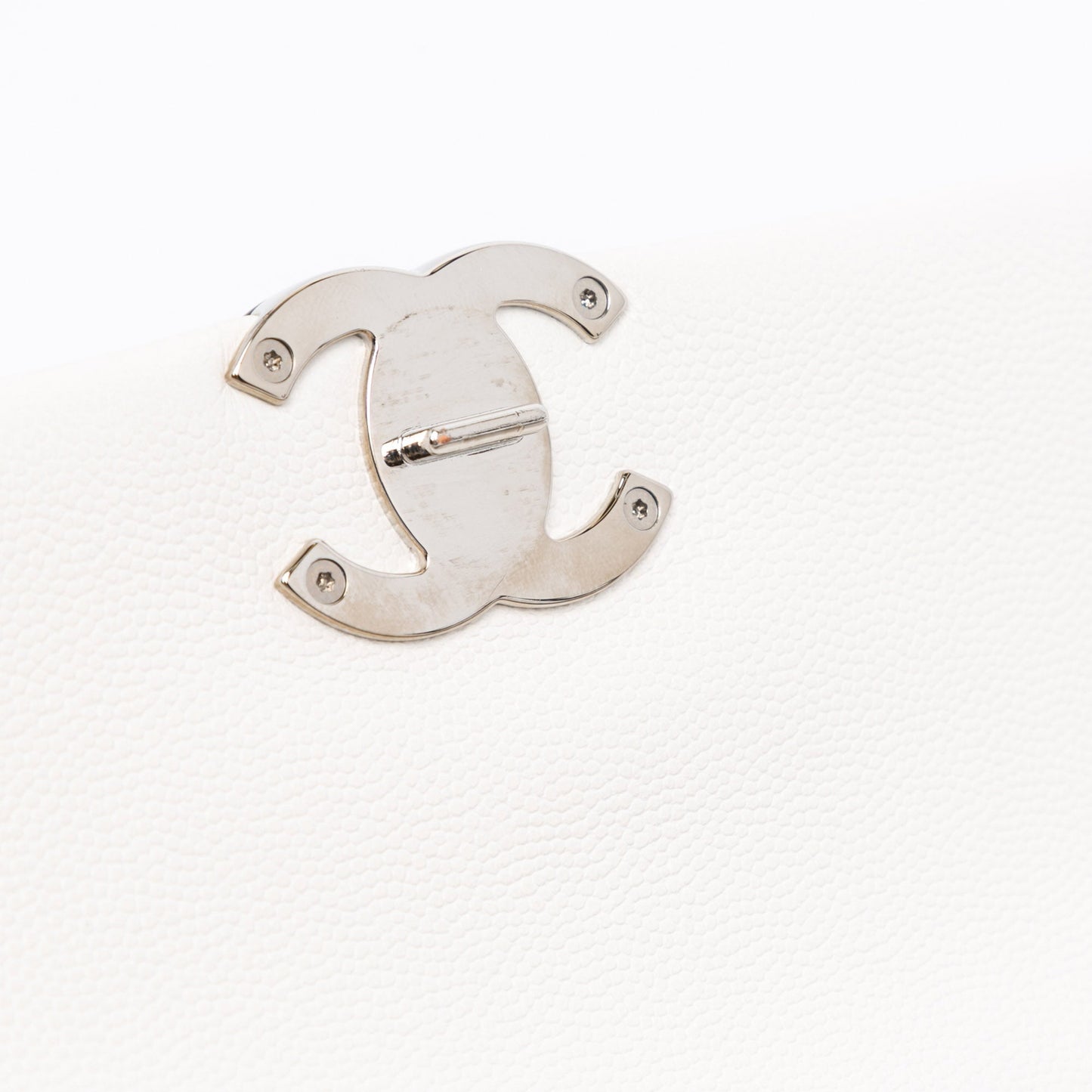 Chanel Small Quilted Caviar My Everything Flap White
