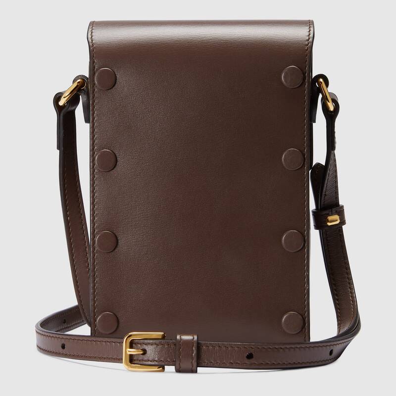 Gucci Horsebit 1955 Mini Bag Brown Leather